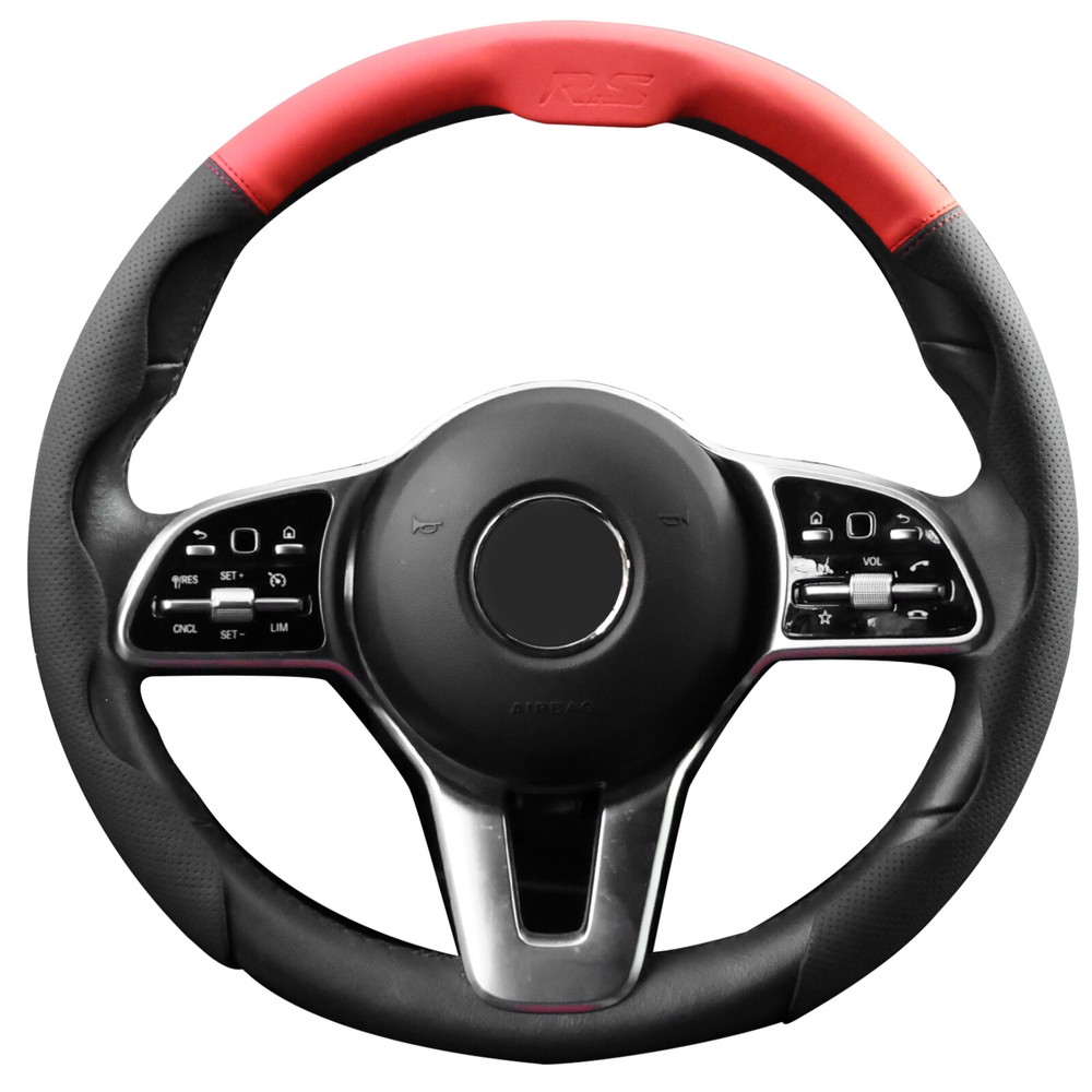 Universal Car Steering Wheel Cover Leather Breathable Anti-slip Car Accessories.