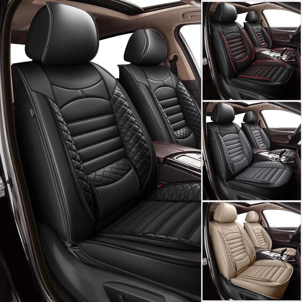 Seat Covers For Ford Taurus 2002-2019 Faux Leather Waterproof  (2/5 Seats)