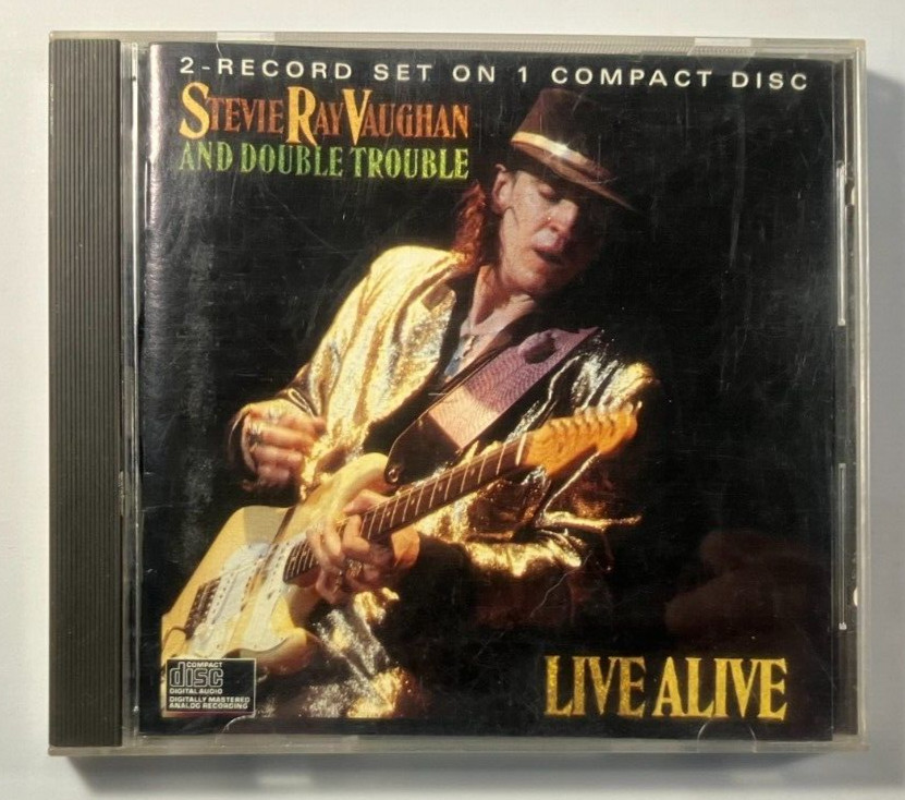 Stevie Ray Vaughan & Double Trouble - Live Alive 2-Record Set on 1 CD Epic 1986!