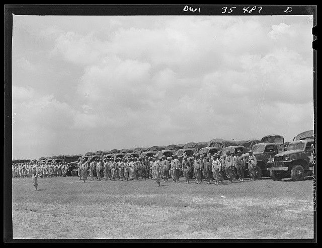 Greenville South Carolina 1943 Air Service Command Quartermaster Truck Company