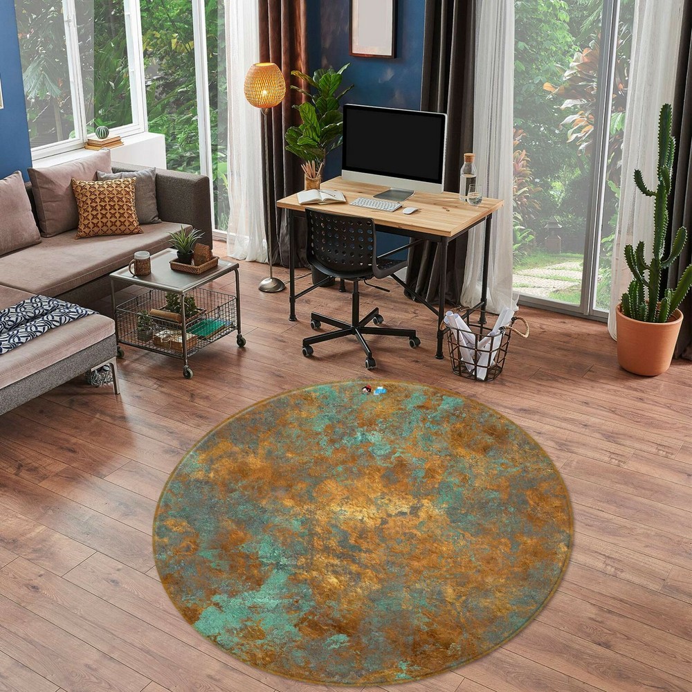 3D Vintage Golden Texture NAO10150 Game Rug Mat Elegant Photo Carpet Mat Fay