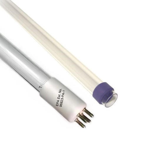 57W UV Lamp & A10057 Quartz Sleeve Combo with Rubber Seal – Intended for 57W & 1