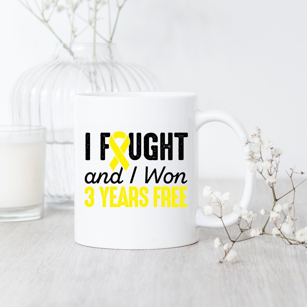 Sarcoma Cancerversary 3 Years Free Mug Sarcoma Cancer Survivor Sarcoma Cancer