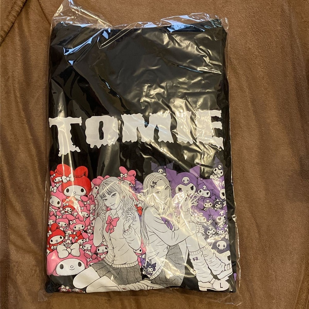 Junji Ito Sanrio Characters Zip Hoodie Gal Tomie My Melody Kuromi Size XL  F/S