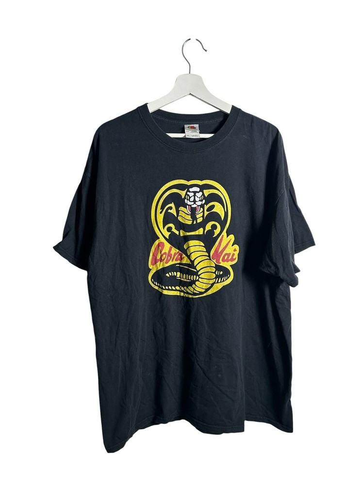Cobra Kai Karate Kid Tee Shirt Men's Size XXL Black Vintage Rare Y2K