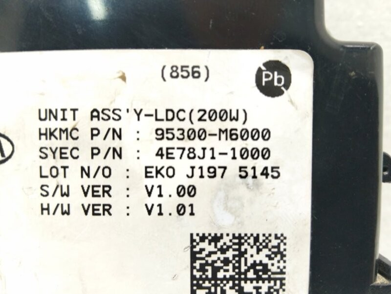 95300M6000 Electronic Module KIA CEED SPORTSWAGON TECH 2019 117076