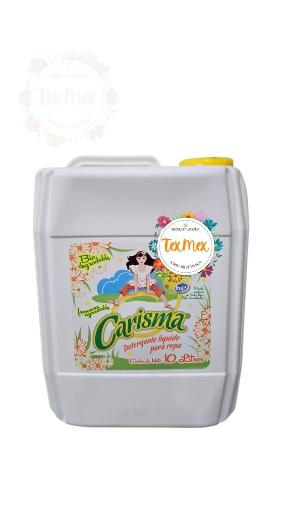 CARISMA LIQUID LAUNDRY DETERGENT 10 L STAIN REMOVAL BIODEGRADABLE FLORAL SCENT