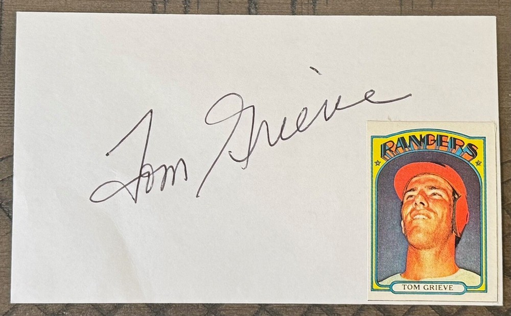 Tom Grieve Signed 3