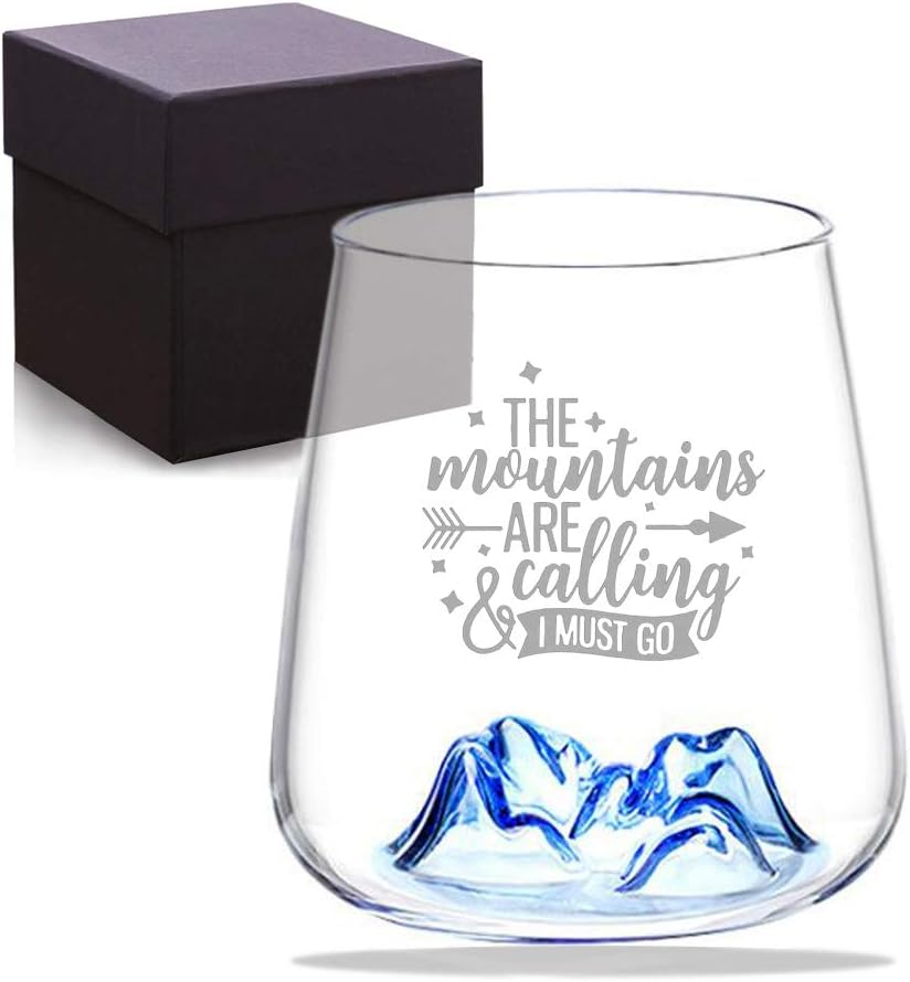 Valentines Day Gifts for Hiker, the Mountains Are Calling and I Must Go Wine Whi