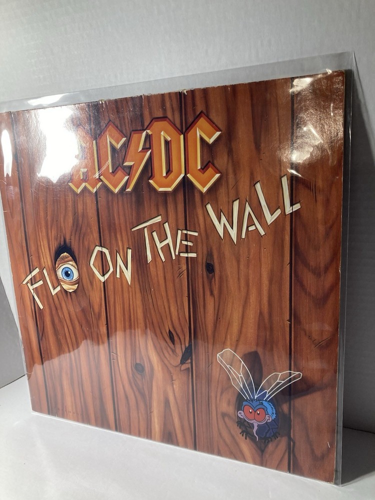 AC/DC - Vintage Fly on the Wall LP 1985 Atlantic Records 81263  Grade EX/VG+-image
