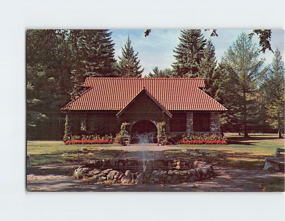 Postcard The Pavilion Horace Greeley Park Nashua New Hampshire USA
