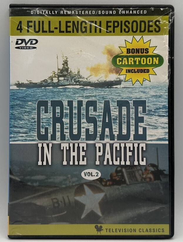 Crusade In The Pacific- Vol. 2 DVD 1951 Full Screen 4 Episodes Free Shipping