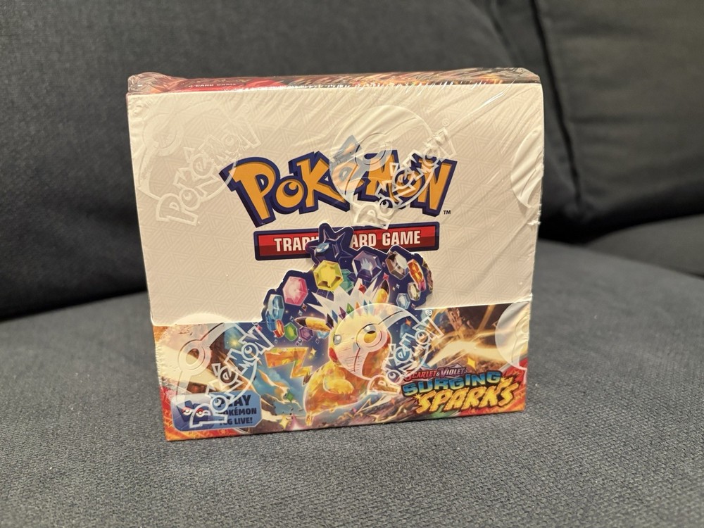 Pokemon TCG Surging Sparks Booster Box (36 Booster Packs) FACTORY SEALED