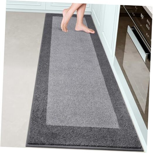 Machine Washable Kitchen Rug Non Slip Kitchen Mat for Floor, 24