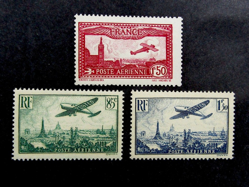 nystamps France Stamp # C5//C9 Mint OG H Y22y3230