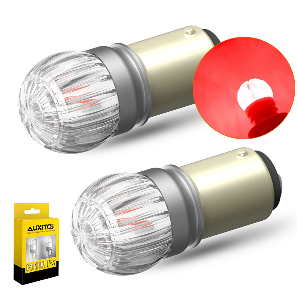 AUXITO 1157 BAY15D LED RED BULBS TAIL PARKING BRAKE REVERSE LIGHT 2057 2357 7528
