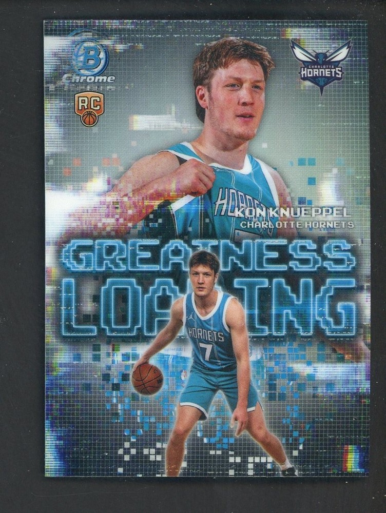 2025-26 Bowman Chrome Greatness Loading Refractor Kon Knueppel Hornets RC RookiePROBSTEIN is actively accepting consignments !!