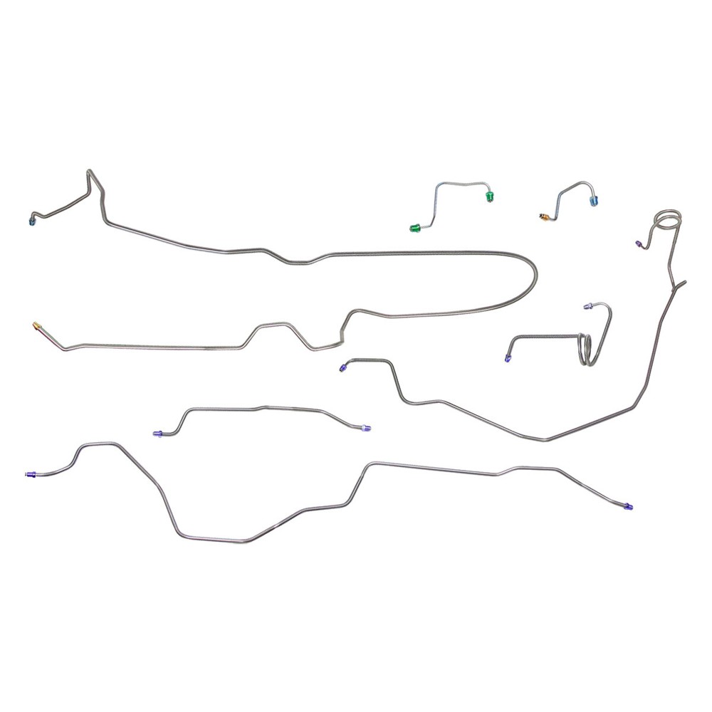 1979-1980  Pontiac Firebird T/A Power 4 Wheel Disc Brake Line Set OEM Steel