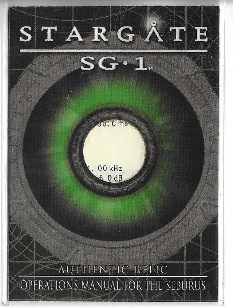 2006 rittenhouse stargate sg-1 season 8 reic card R14 266 of 420