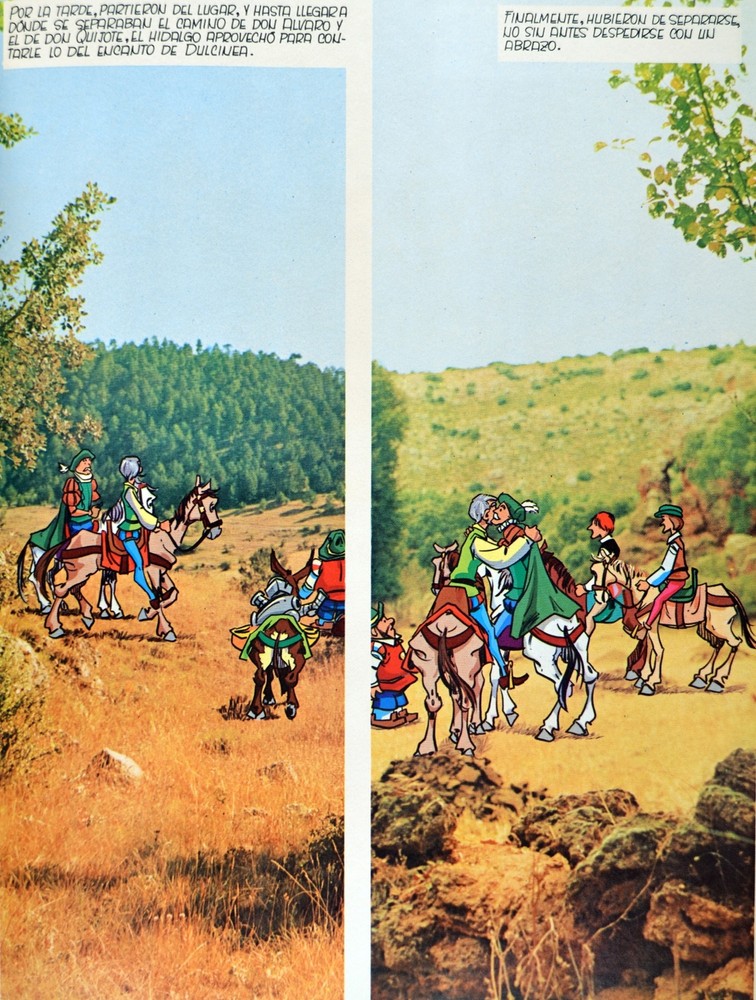 Comic horse riding Animated story. Decorative Poster. Graphic Art Design 4026