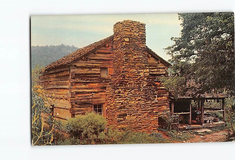 Postcard Walker Sisters Cabin Great Smoky Mountains National Park Tennessee USA