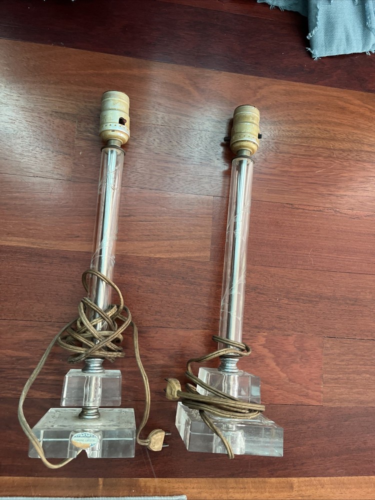 Vintage Crystal Table Lamp