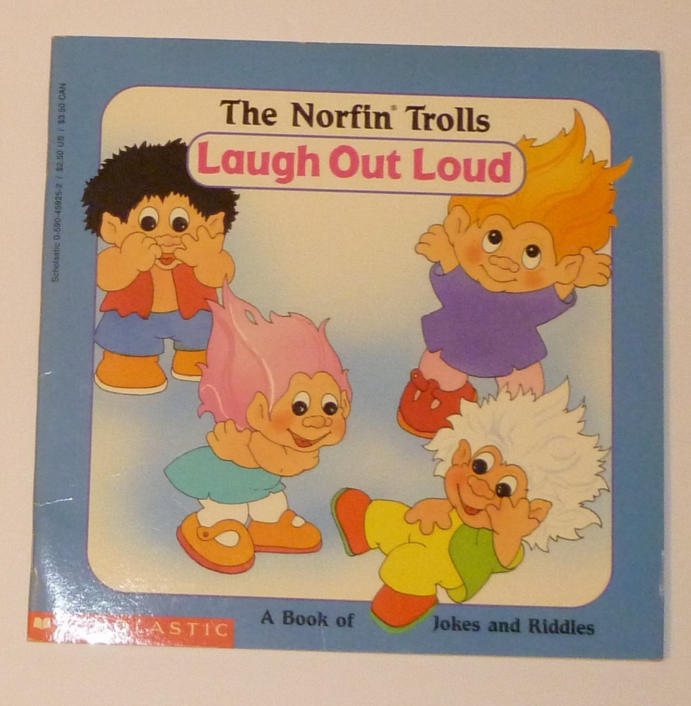 Vintage Laugh out loud The Norfin Trolls book softcover