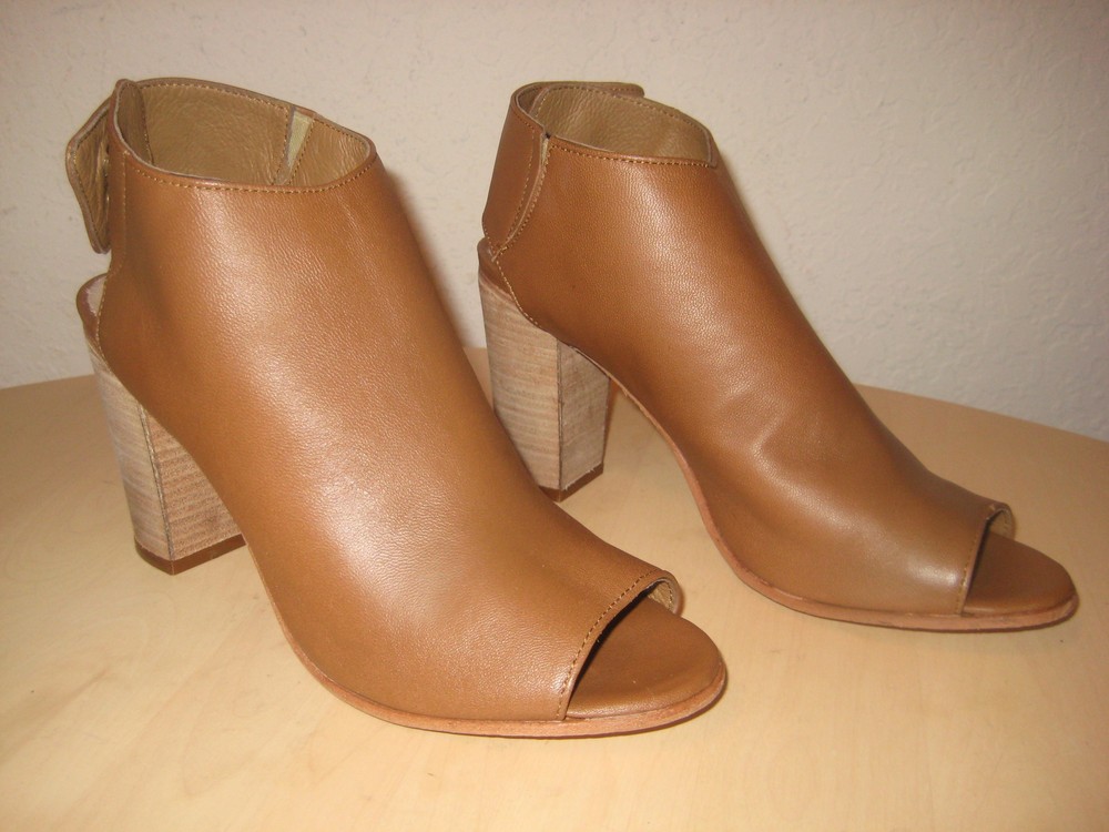 Steven by Steve Madden Womens Brown Leather Heels Size 9.5 M New Without Box