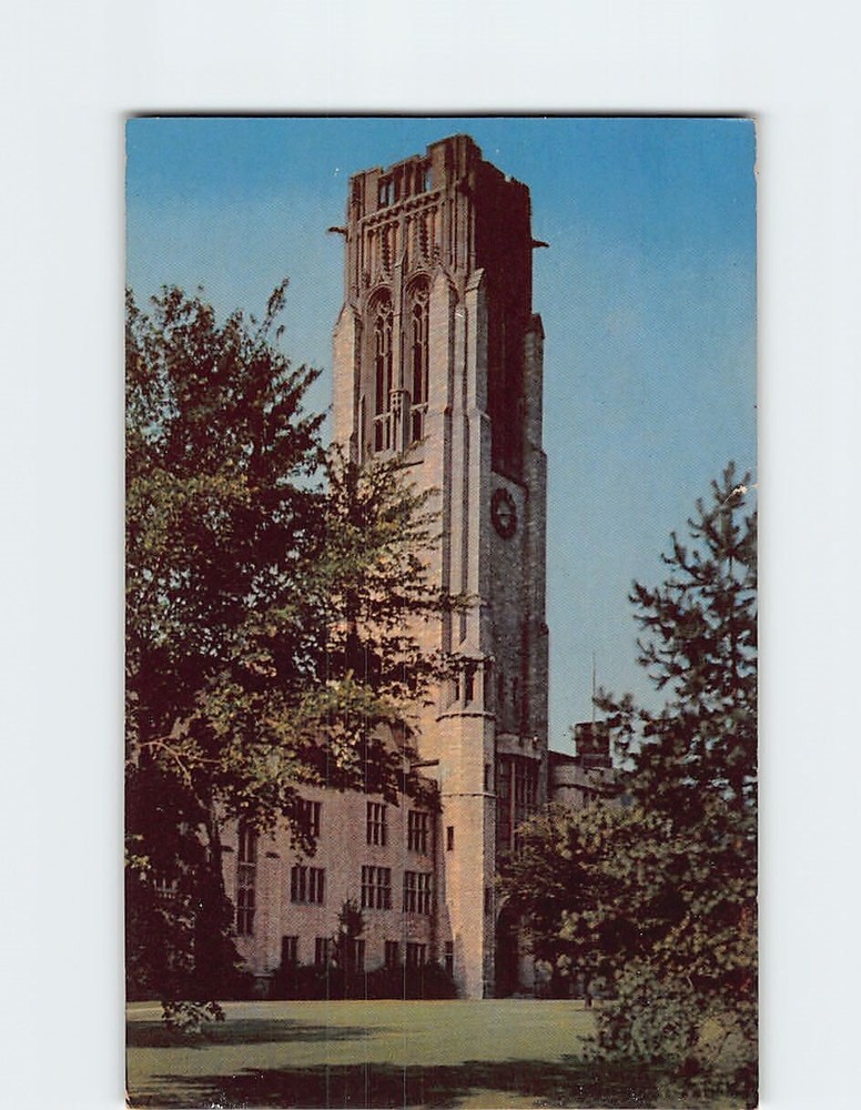 Postcard University Hall University of Toledo, Toledo Ohio USA
