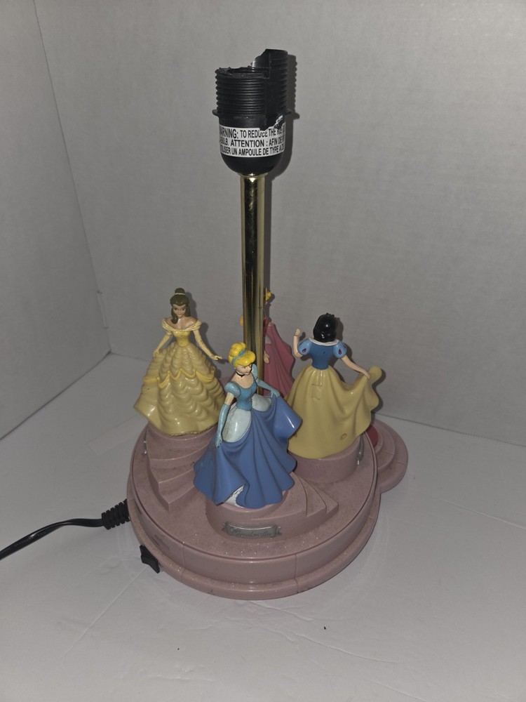 Parts Only Disney Princess Talking Animated Spinning Lamp