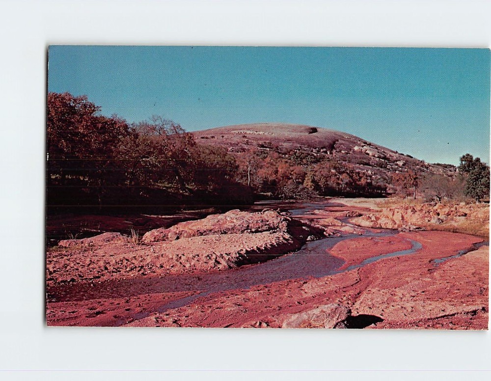 Postcard Enchanted Rock National History Landmark Texas USA