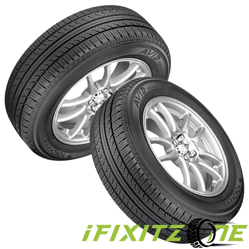 2 Yokohama Avid Touring-S 225/55R17 97T Tires