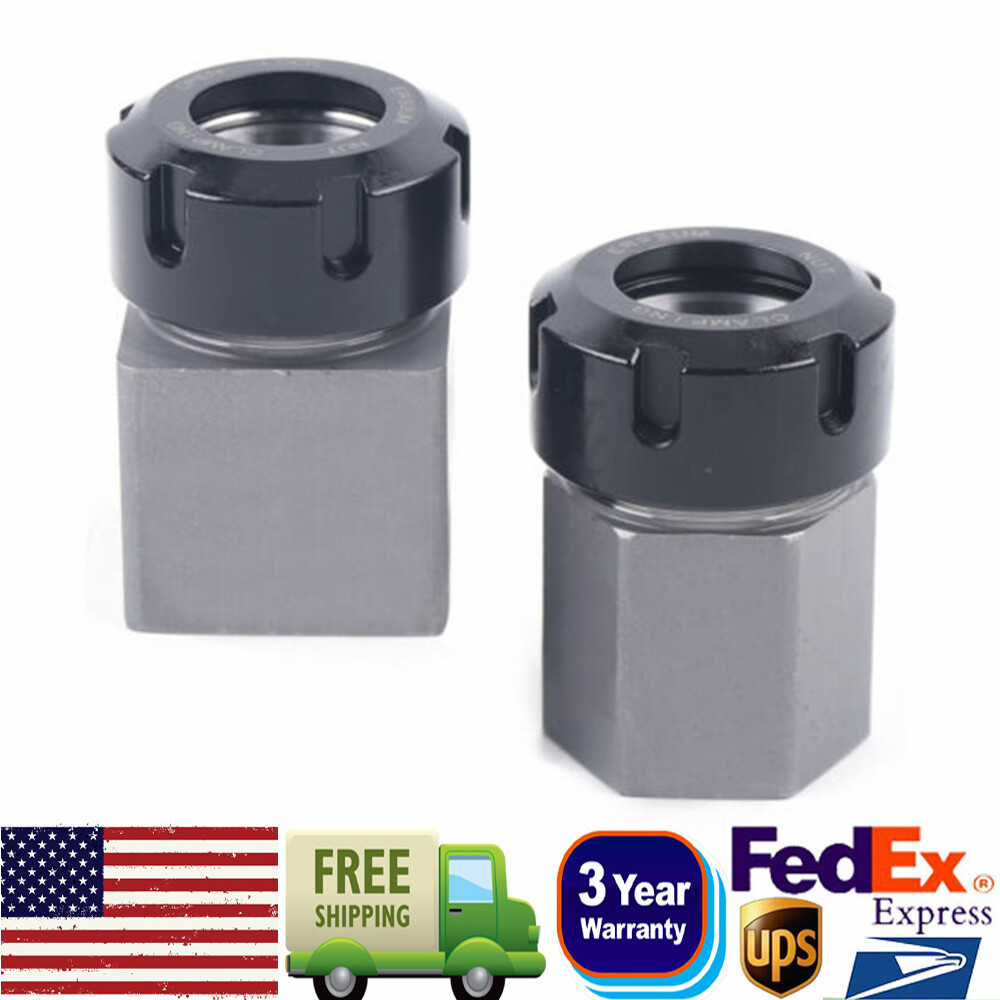 ER-32 Collet Block Set for CNC Milling with Hex and Square Spring Chuck Holders