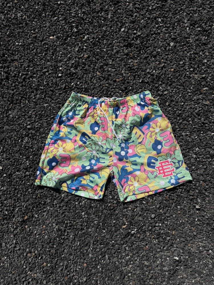 Eric Emmanuel EE Logo Shorts Colorfull