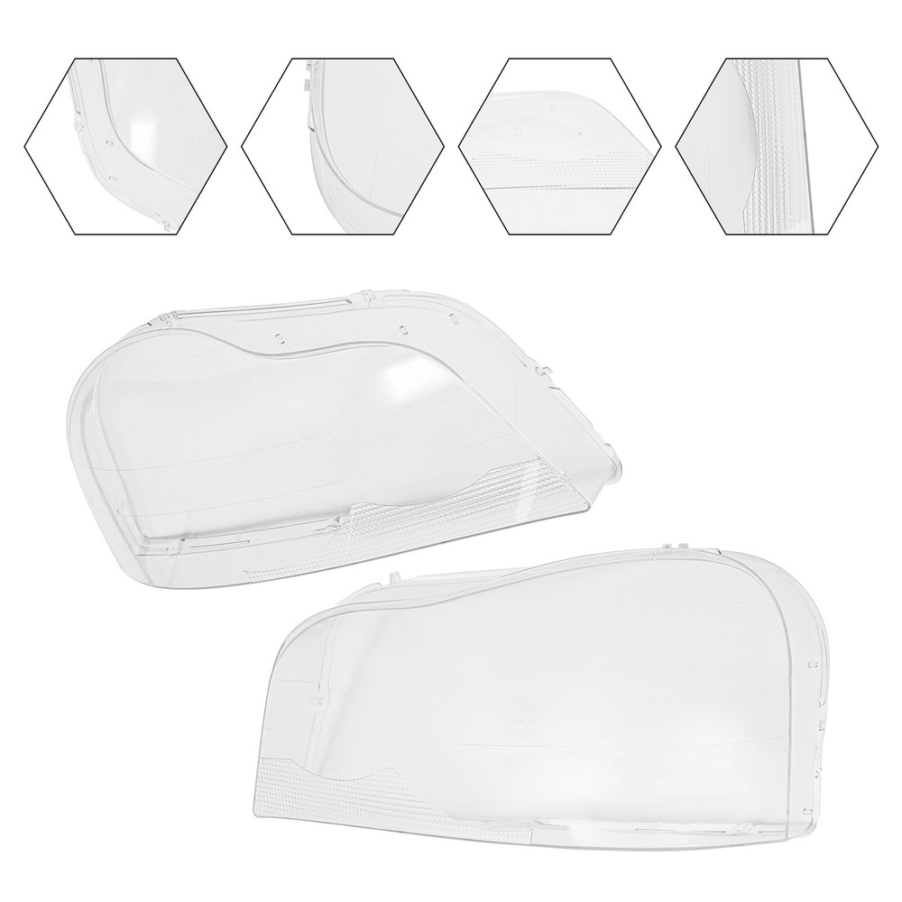 For 2006-2014 Volvo XC90 Car Headlight Lens Replacement Cover Lampshade Pair US