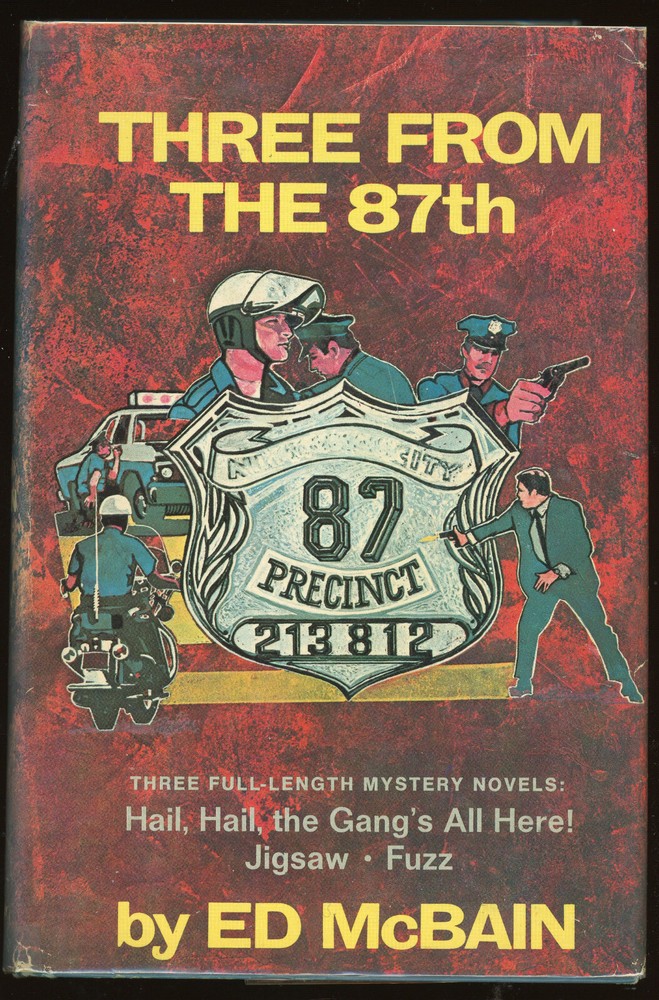 Fiction: THREE FROM THE 87TH by Ed McBain. Signed. Doubleday.