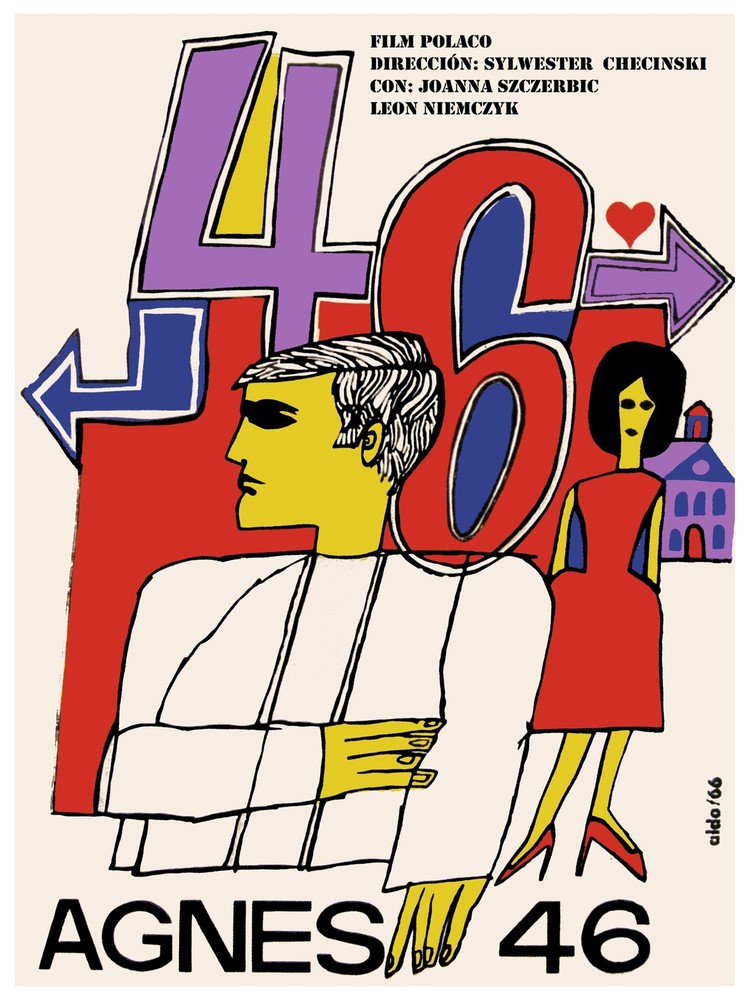 Agnes 46 film Decoration movie Poster. Graphic Art. Interior movie Design 3004