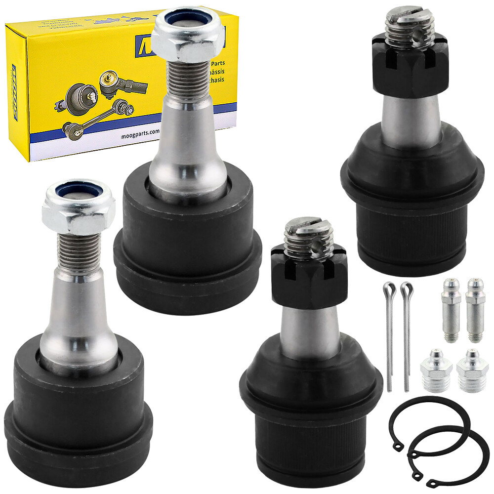 4P MOOG Front Upper Lower Ball Joints Suspension Kit for Ram 2500 3500 2011-2013