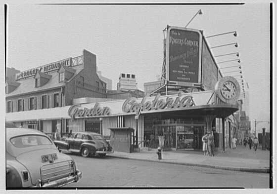 Photo:Garden Cafeteria, 50th St. and 8th Ave., New York City. Exterior