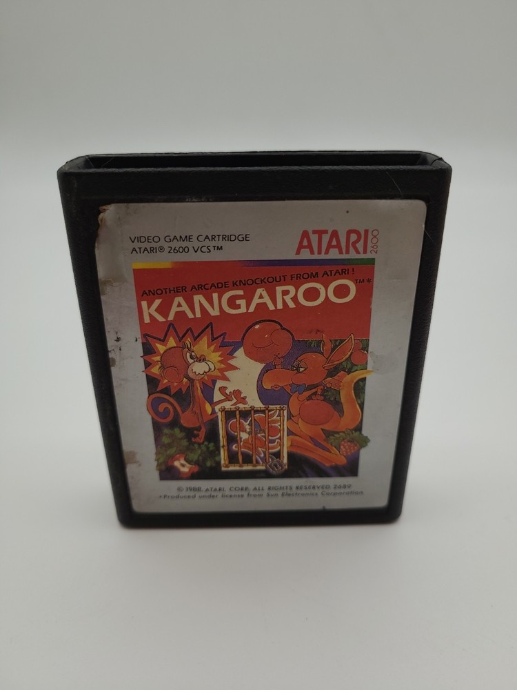 Atari 2600 Kangaroo Game Cartridge 1988 Retro Classic