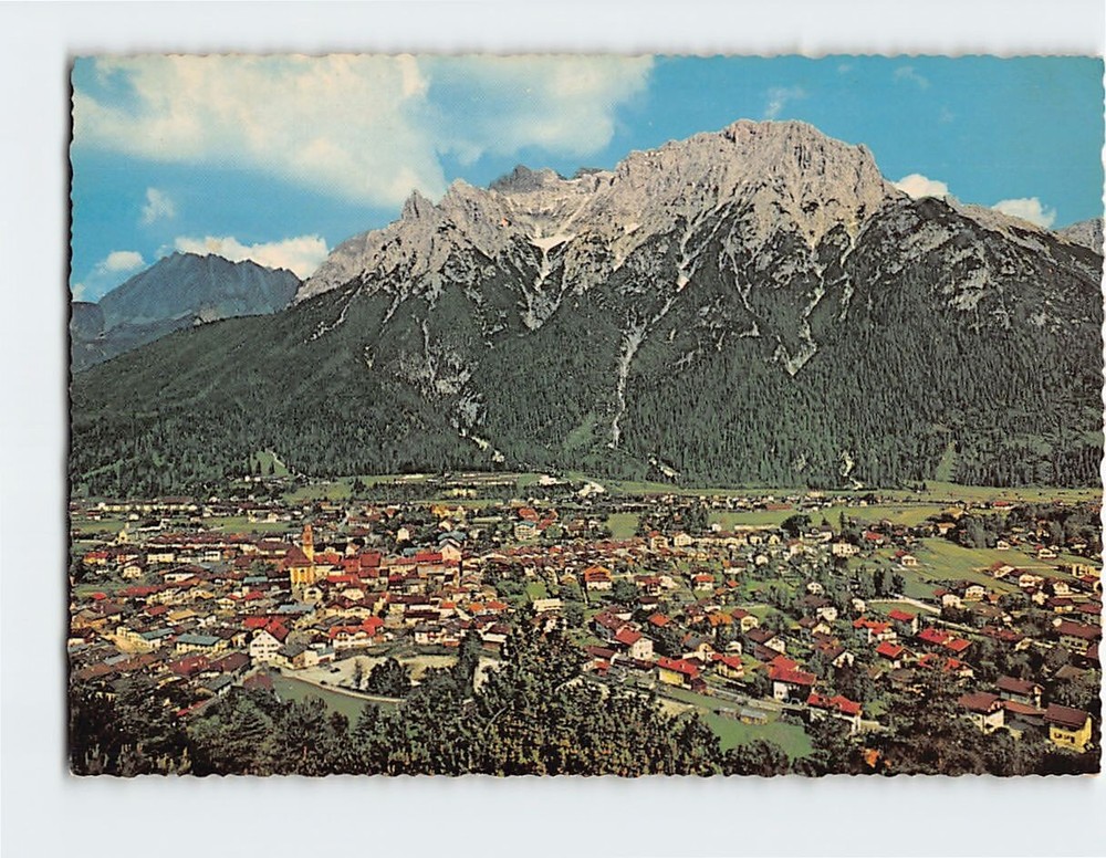 Postcard Mittenwald Gegen Karwendel Austria