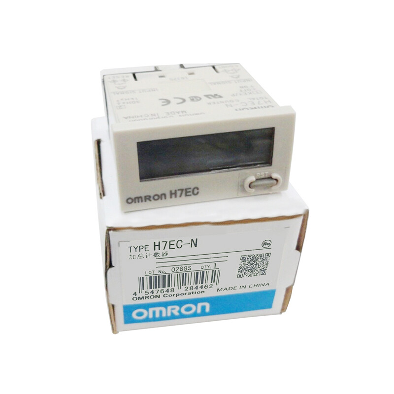 1PC New Omron H7EC-N H7ECN Digital Total Counter Totalizer In Box Free Shipping