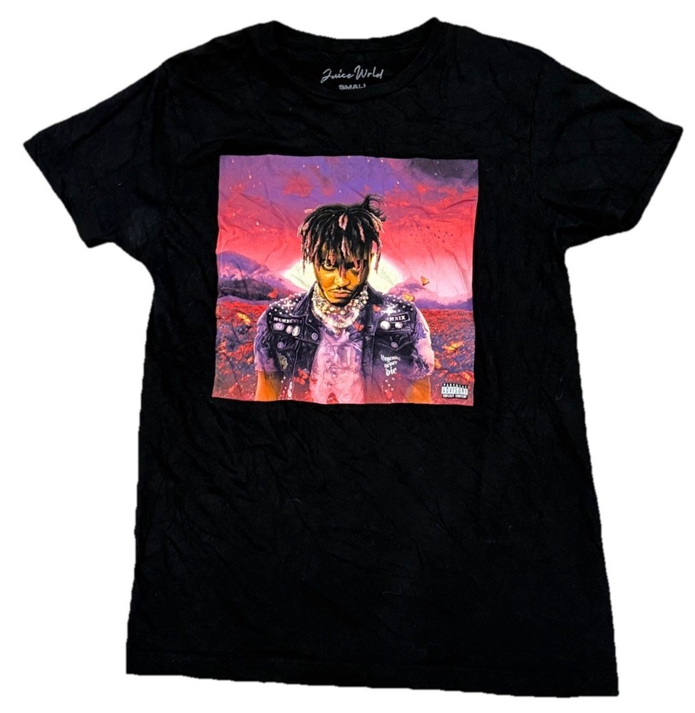 Juice Wrld 999 Club Album Cover T Shirt Men’s Size Small Legends Never Die Marks