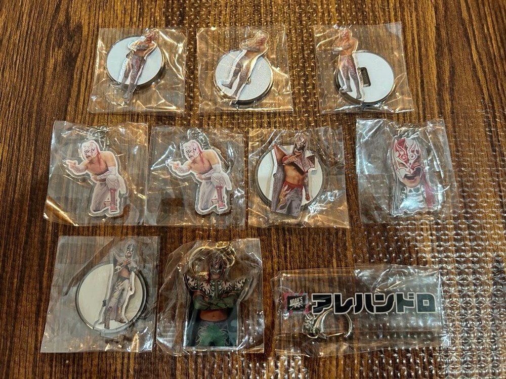 Alekandro Noah Gacha Acrylic Stand Keychain Pro Wrestling NOAH New