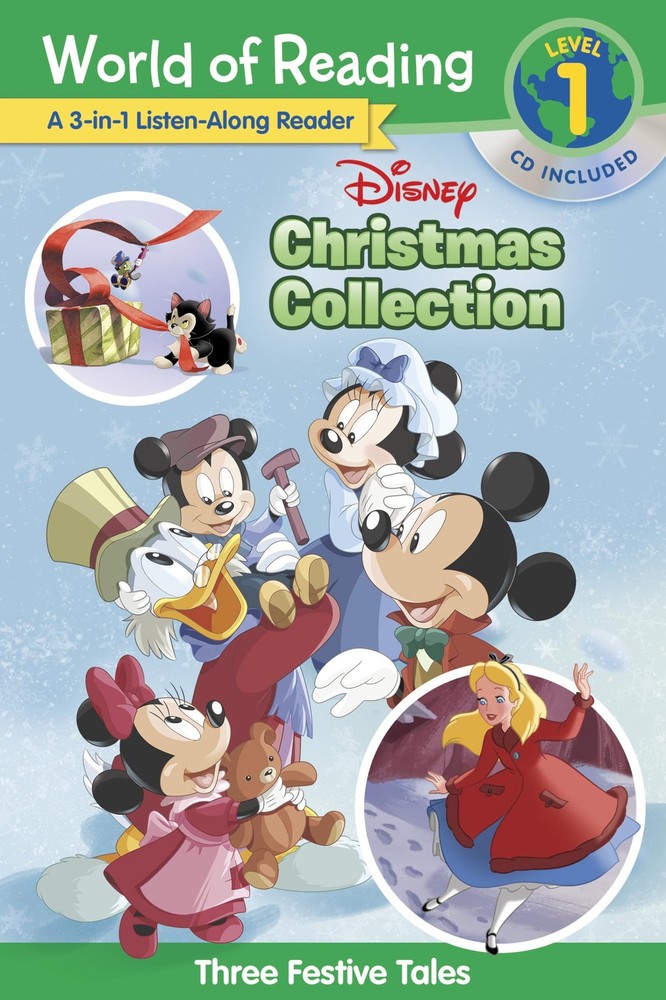 World of Reading: Disney Christmas Collection 3-in-1 Listen-Along Reader-Level,