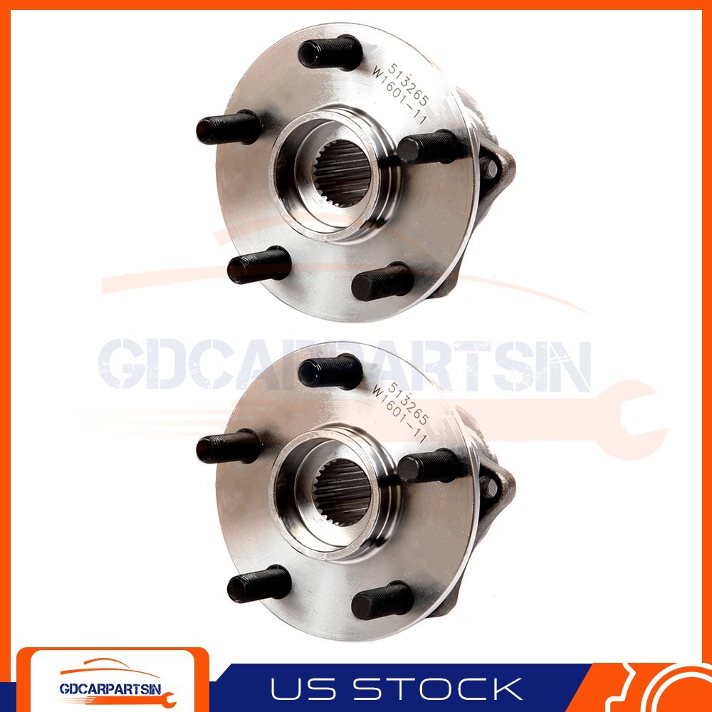 Set of 2 Front Wheel hub Left or Right 513265 For Toyota Prius 2004-2009 5 Bolts