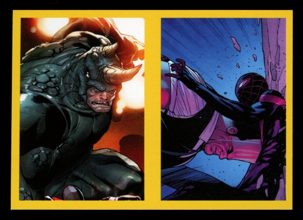 SPIDER-MAN / RHINO 2021 Marvel Versus Sticker #17a-b *Qty