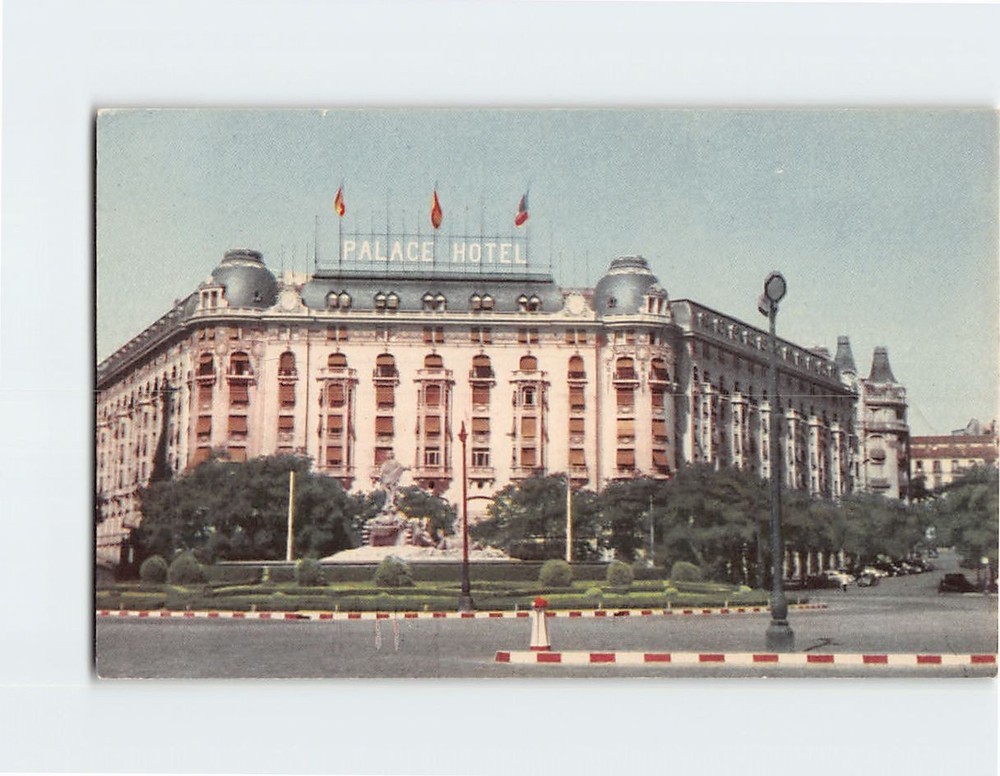 Postcard Palace Hotel Madrid Spain