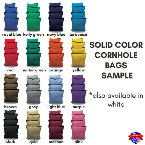 Boise State University Alternating Long Stripe Cornhole Boards