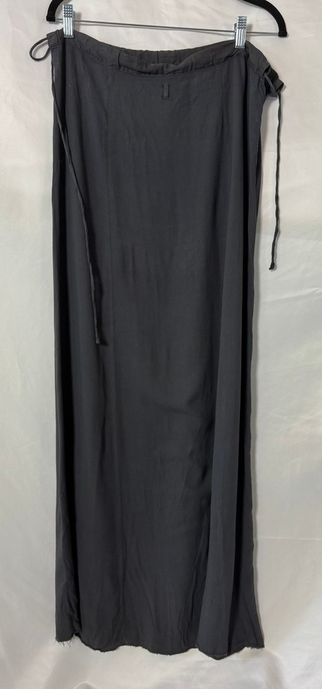 Maison Martin Margiela Line 6 Black Rayon Maxi Skirt IT42 Vintage